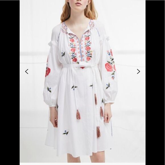 EDESSA COTTON FOLK DRESS - Picture 4 of 7